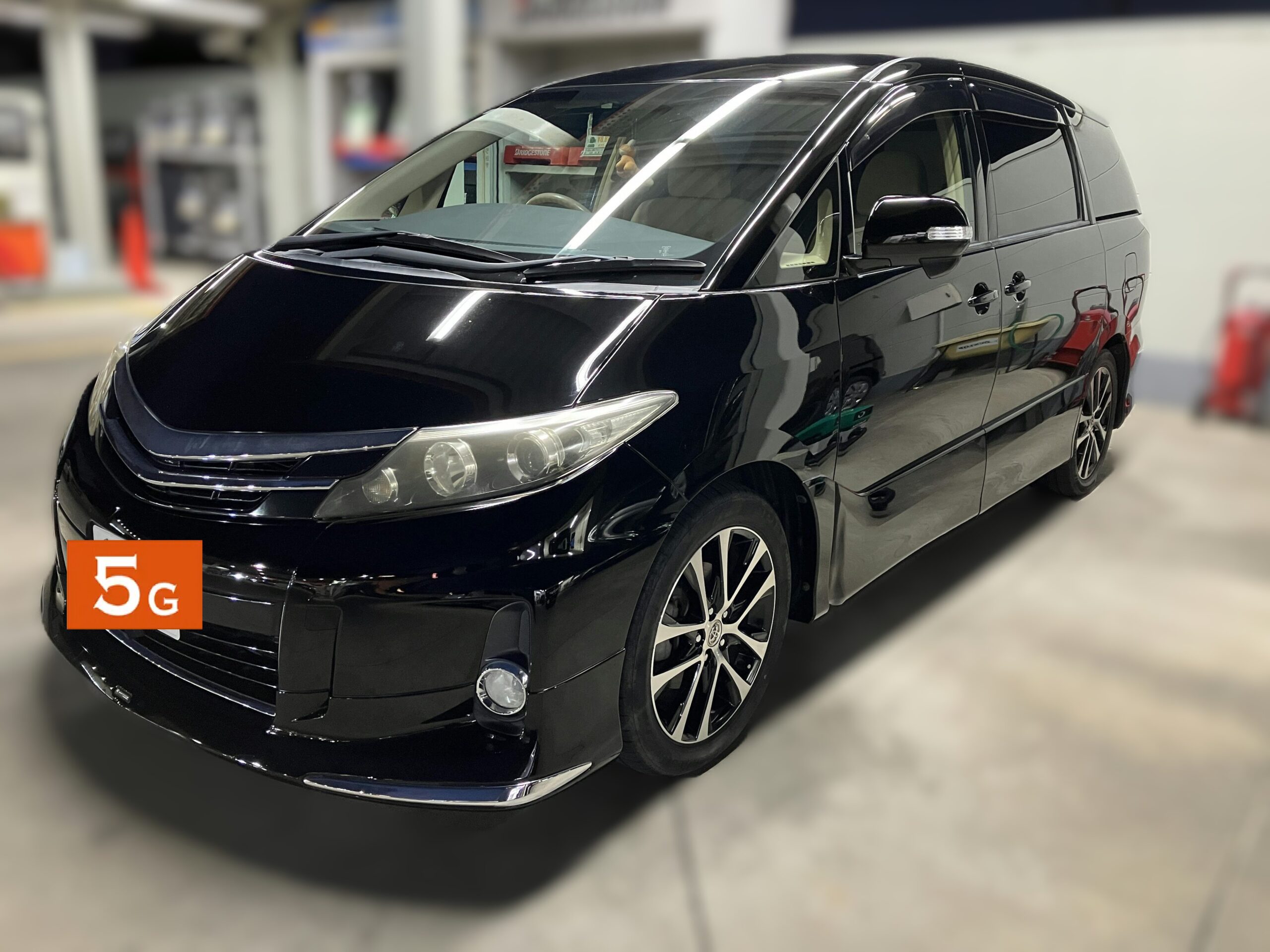 ★コーティング加工済★　トヨタ　ACR30/40　エスティマ　後期　ヘッドライト　左右セット　HID　グリーンメッキ　MH191122402 トヨタ エスティマ ACR30 40 前期 純正ヘッドライト 研磨コーティング済